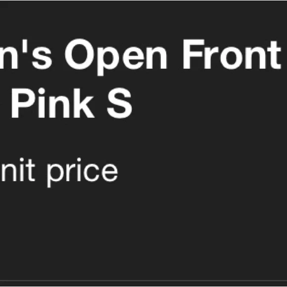 Knox Rose open front cardigan in pink size small - oversized - Picture 3 of 9